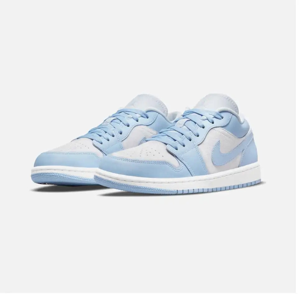 Nike Air Jordan 1 Low White İce Blue